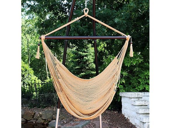 Sunnydaze Outdoor Hammock Chair Swing