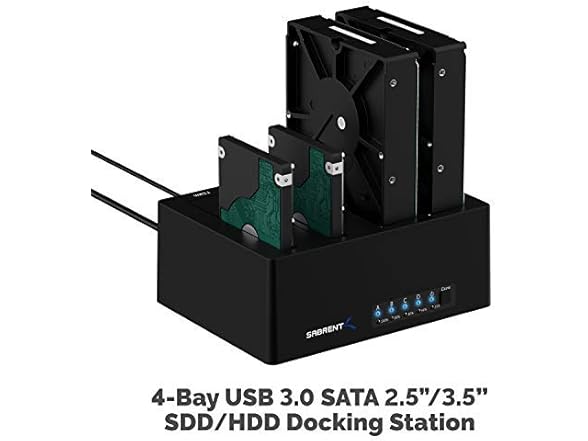 4-Bay USB 3.0 Docking Station