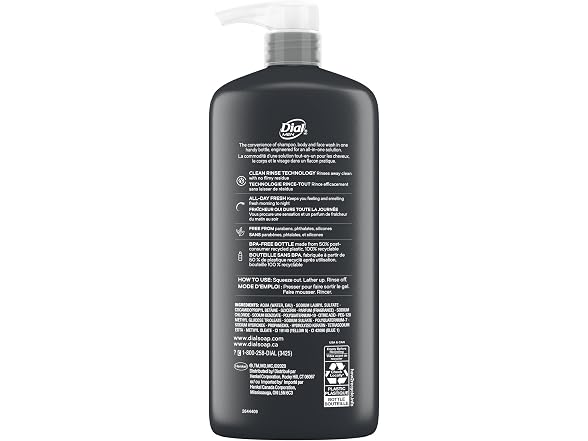Dial Men 3-in-1 Body 23 Fl Oz