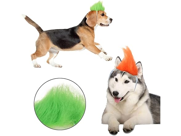 Ypser Mohawk Hairstyle Cat Wigs Dog Wigs
