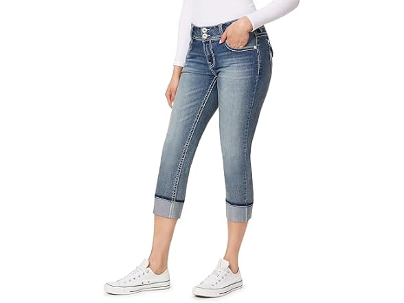 WallFlower Women (15) Luscious 23.5” Bling Jeans