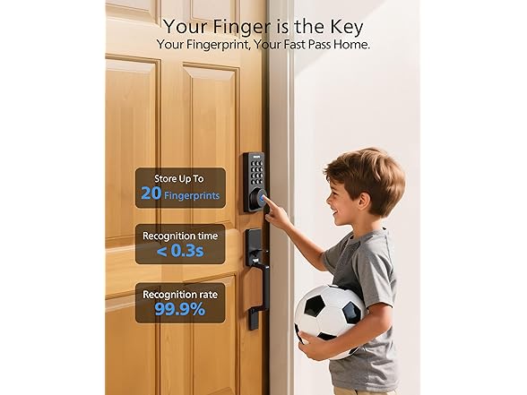 Philips Wi-Fi Smart Door Lock Deadbolt with Handle Set