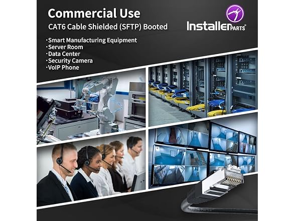 InstallerParts Ethernet Cable CAT6 10Gigabit/Sec