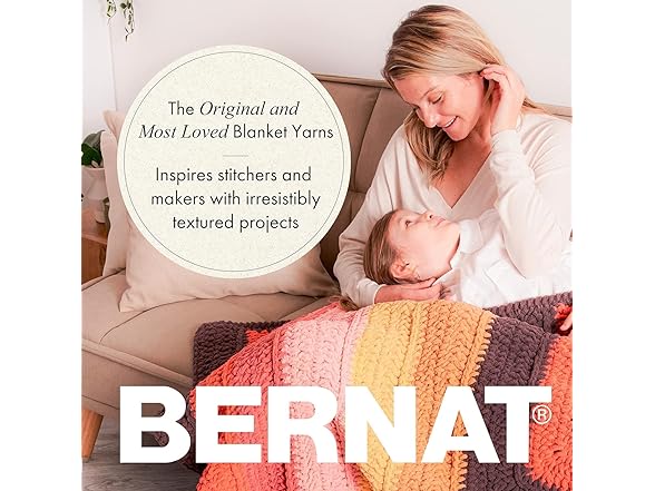Bernat Baby Blanket Dappled Charcoal Yarn