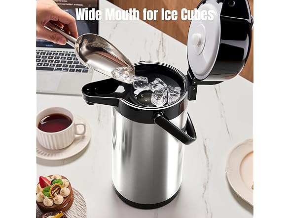 Airpot Coffee Carafe with Double Pump