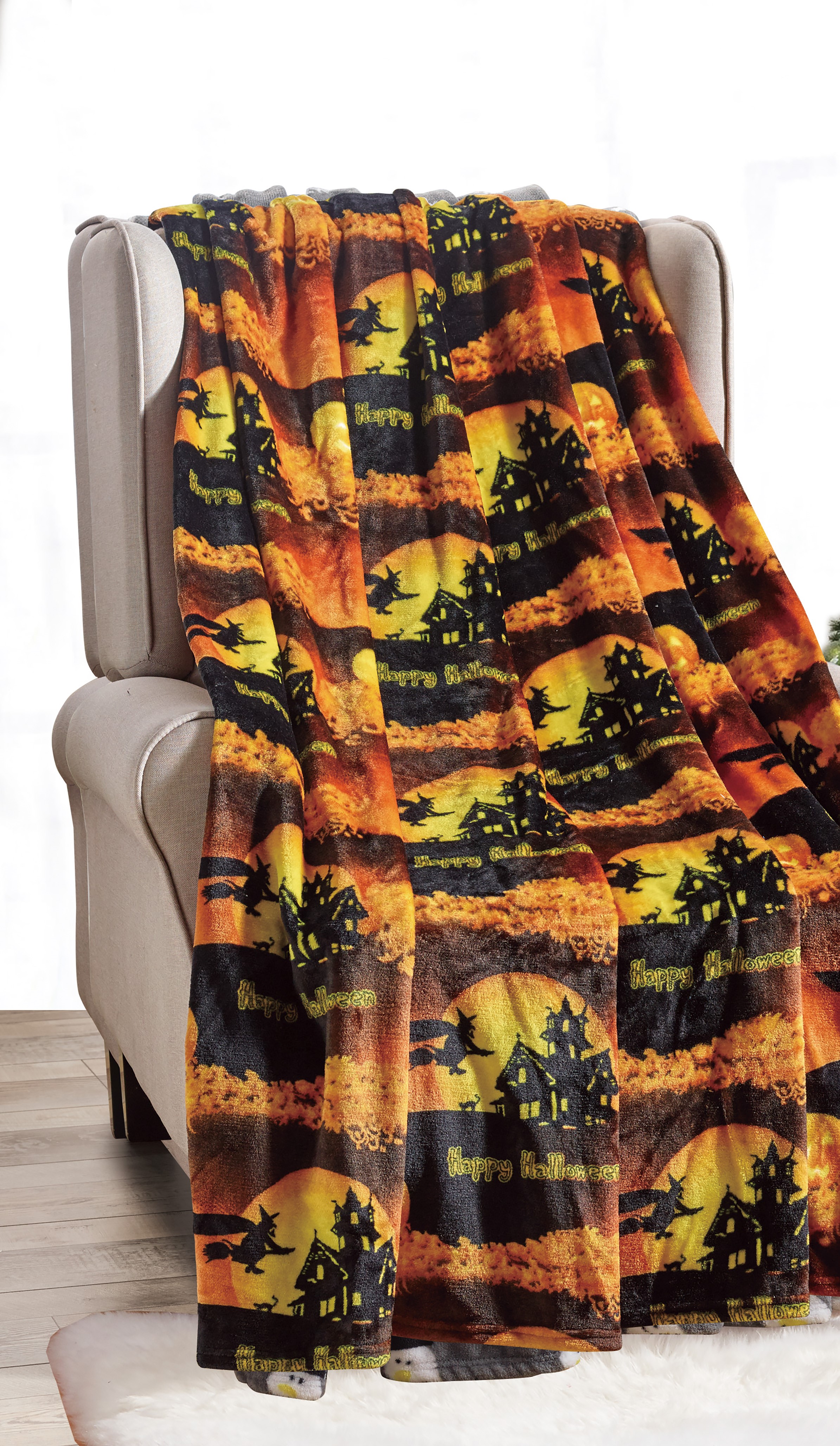 Noble House Happy Halloween Throw (2 Pack) - Gallery 7