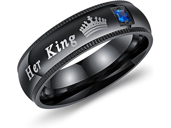 His Queen Her King Couples Rings (12/6)