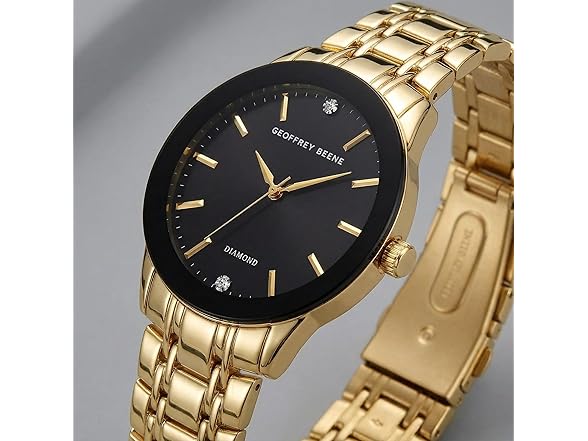 Geoffrey Beene Mens Stainless Steel Watch