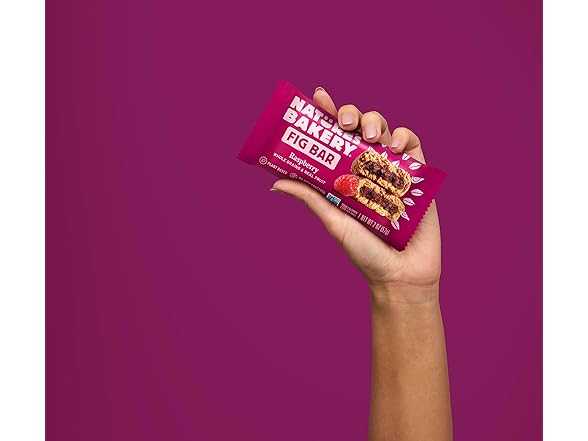 12PK Nature’s Bakery Whole Wheat Fig Bars, Raspberry