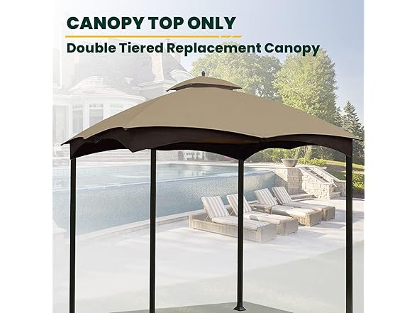 Outdoor Gazebo Replacement Canopy Top