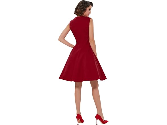 Killreal Women (M) Sleeveless Casual Mudium Dress