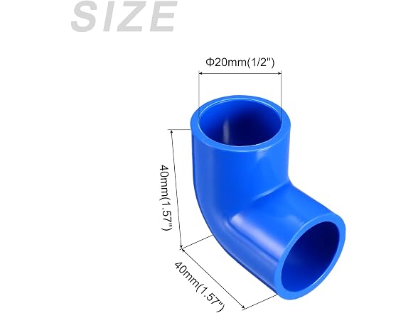 METALLIXITY PVC Pipe Fitting, (1/2 In)