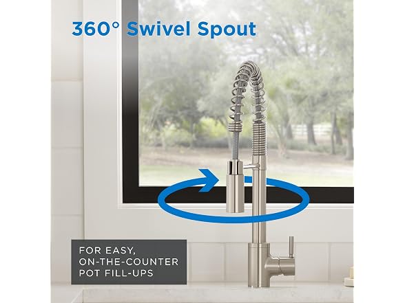 Gerber The Foodie Pre-Rinse Kitchen Faucet, Stainless