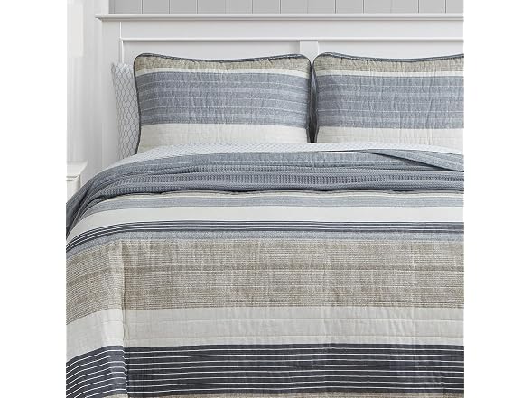 Nautica Reversible Twin Quilt Set