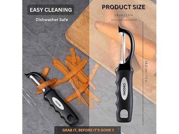 Croomi Premium Swivel Vegetable Peeler