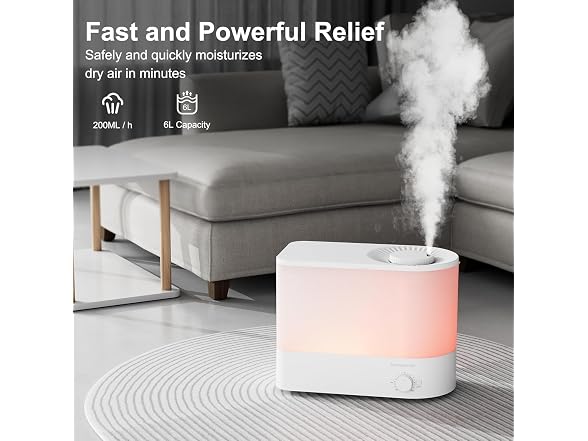 MEGAWISE 6L Humidifiers for Large Room