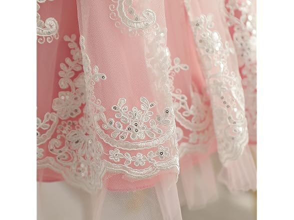 Nnjxd (12-18 Months) Flower Girl Lace Dress