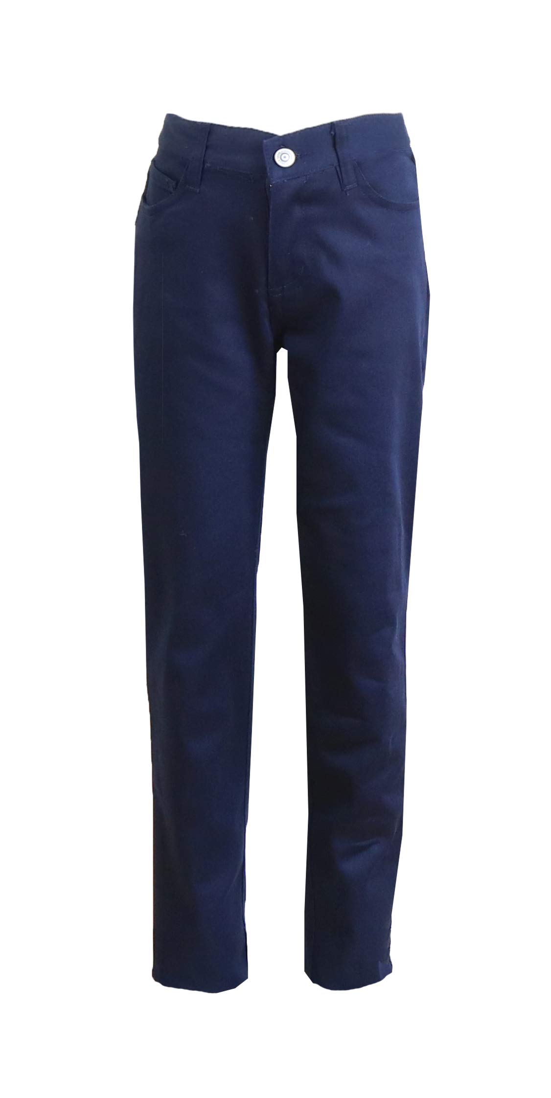 Girls Stretch Pencil Uniform Pants - Gallery 12