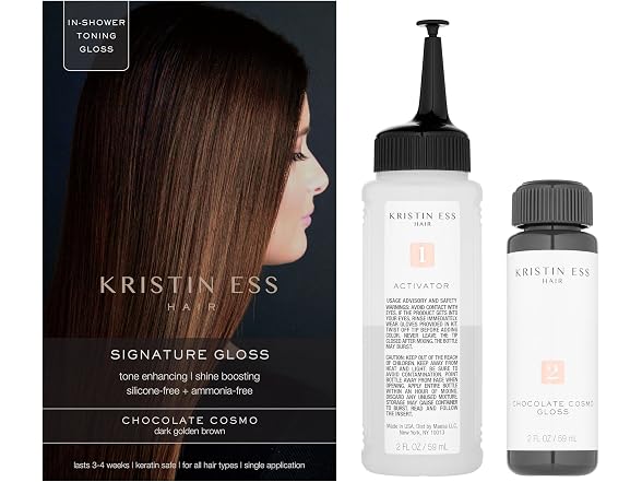 Kristin Ess Hair Gloss Chocolate Cosmo Dark