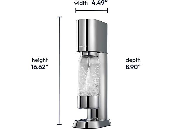 (NEW) SodaStream 1013611011 Pack of 2 Enso Sparkling Water