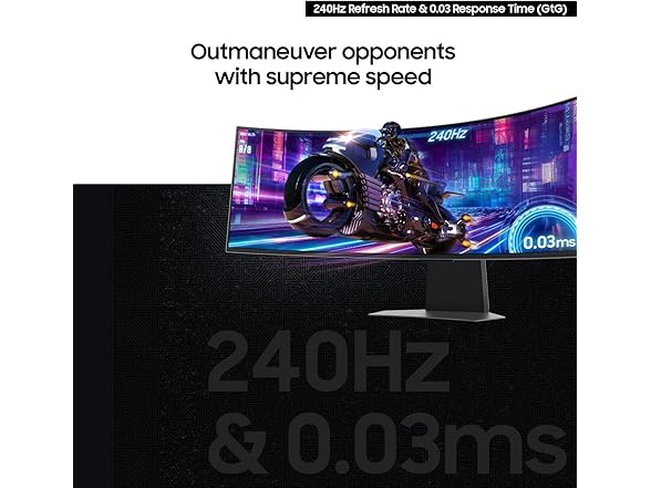 (NEW) Samsung 34" Odyssey OLED G8 (G85SD) UWQHD Curved Gaming Monitor