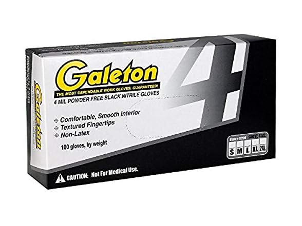 Galeton Galeton 11204-XL Powder Free Nitrile 4 m