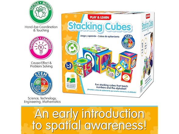 Play & Learn STEM Stacking Cubes