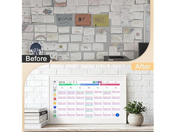 Homlab 15.6 inch Digital Calendar Wall T