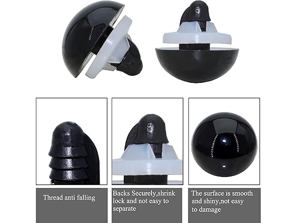 ARTCXC Large Colorful Plastic Safety Eyes