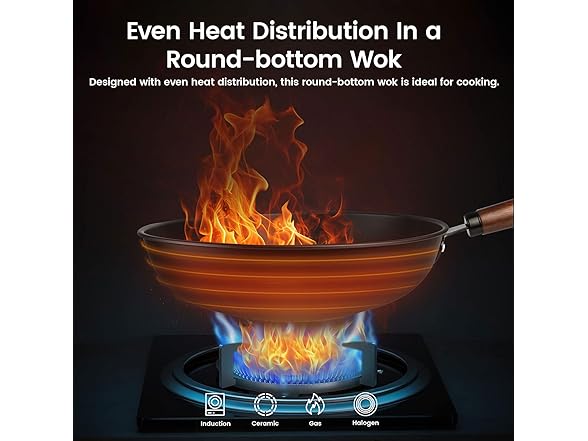 Deep-Nitrided Carbon Steel Wok