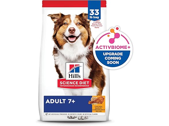 Hill's Science Diet Adult 7+ Dry Dog Food 33 lb.