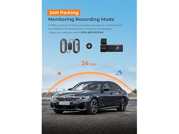 E-YEEGER QHD 2.5K Dash Cam | V100Pro