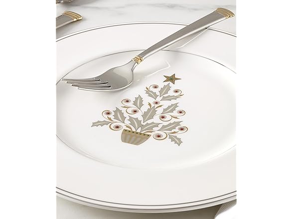 Lenox Federal Platinum Tree Accent Plates