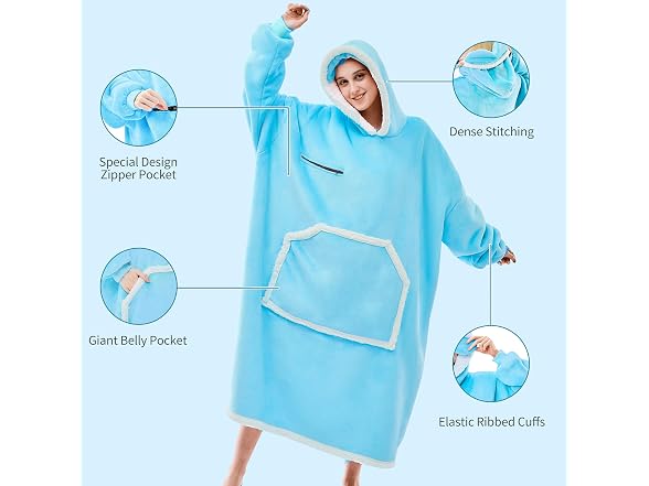 IFNOW Wearable Blanket Hoodie