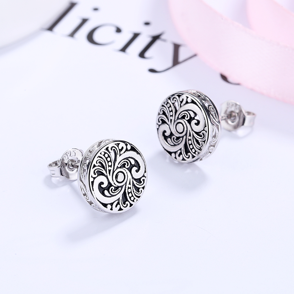 Sterling Silver Artisan Studs - Gallery 2