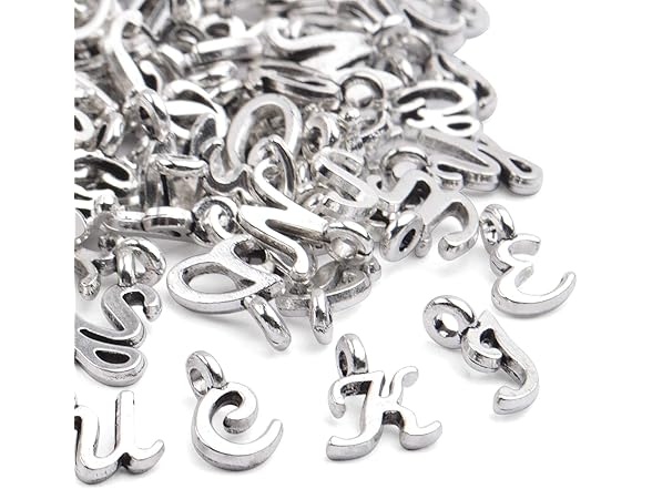 Hendevl Letter Charms Collection, 4 Sets