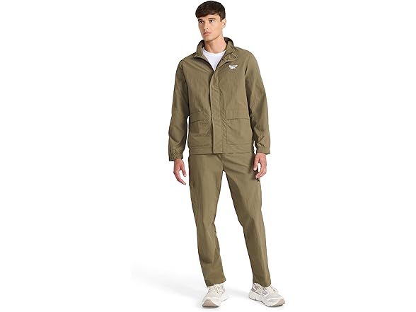 Reebok Men (M) Ri Utility Woven Jacket Army Green