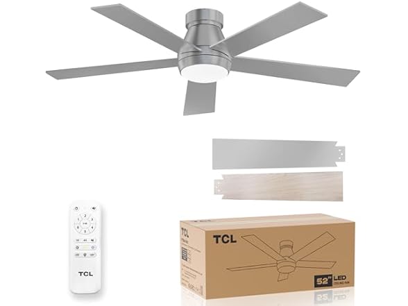 52 Ceiling Fan w/ Light & Remote