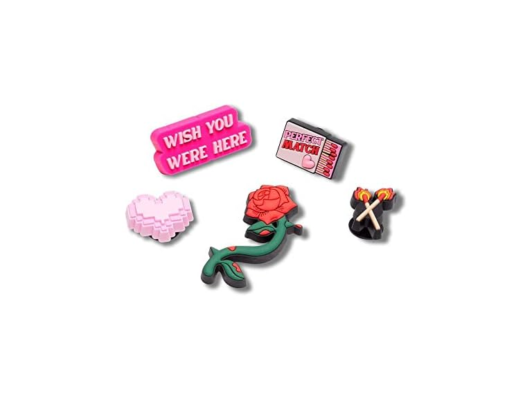 Crocs Jibbitz Valentines Girly-5 Pack