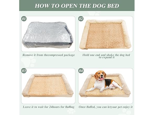 Orthopedic Dog Bed, Extra Large with Memory Foam