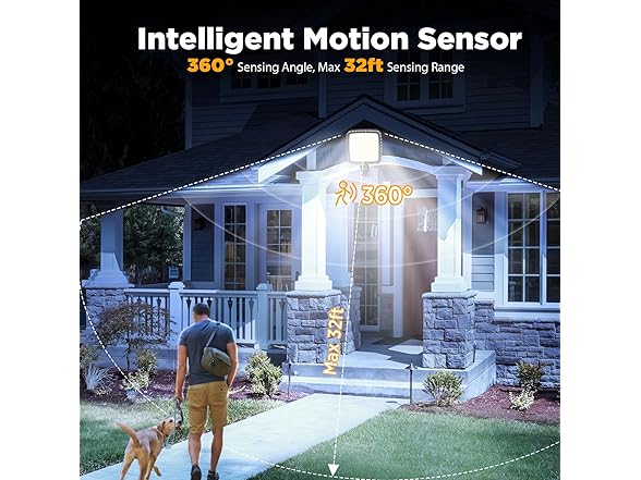 WILLGOTOP 150w Motion Sensor Outdoor Light