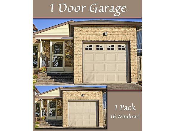 Magnetic Faux Garage Door Windows