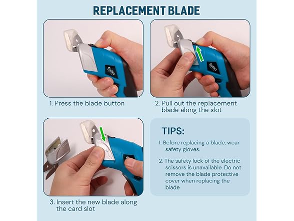 VLOXO 4V Electric Scissors - Blue