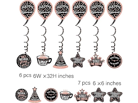 Retirement Party Decorations 22-Pack