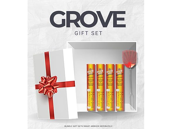 GROVE 4X Starbar Fly Sticky Fly Trap Bundle