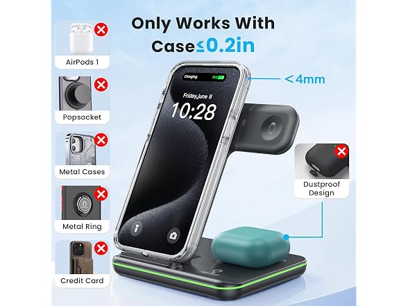 WAITIEE Wireless Charger for Apple