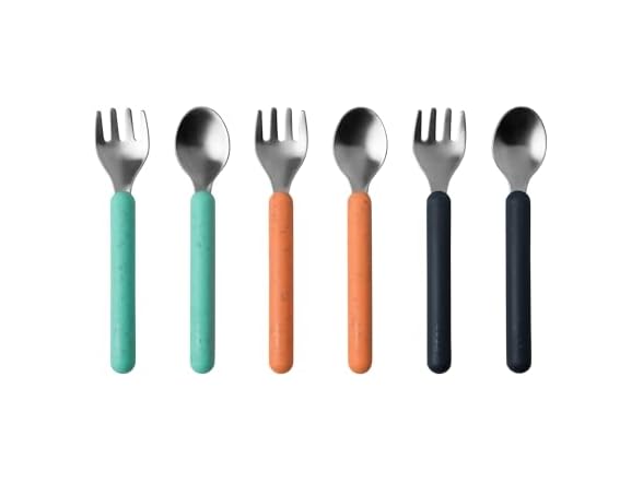 Boon Chow Toddler Silicone Utensil Set