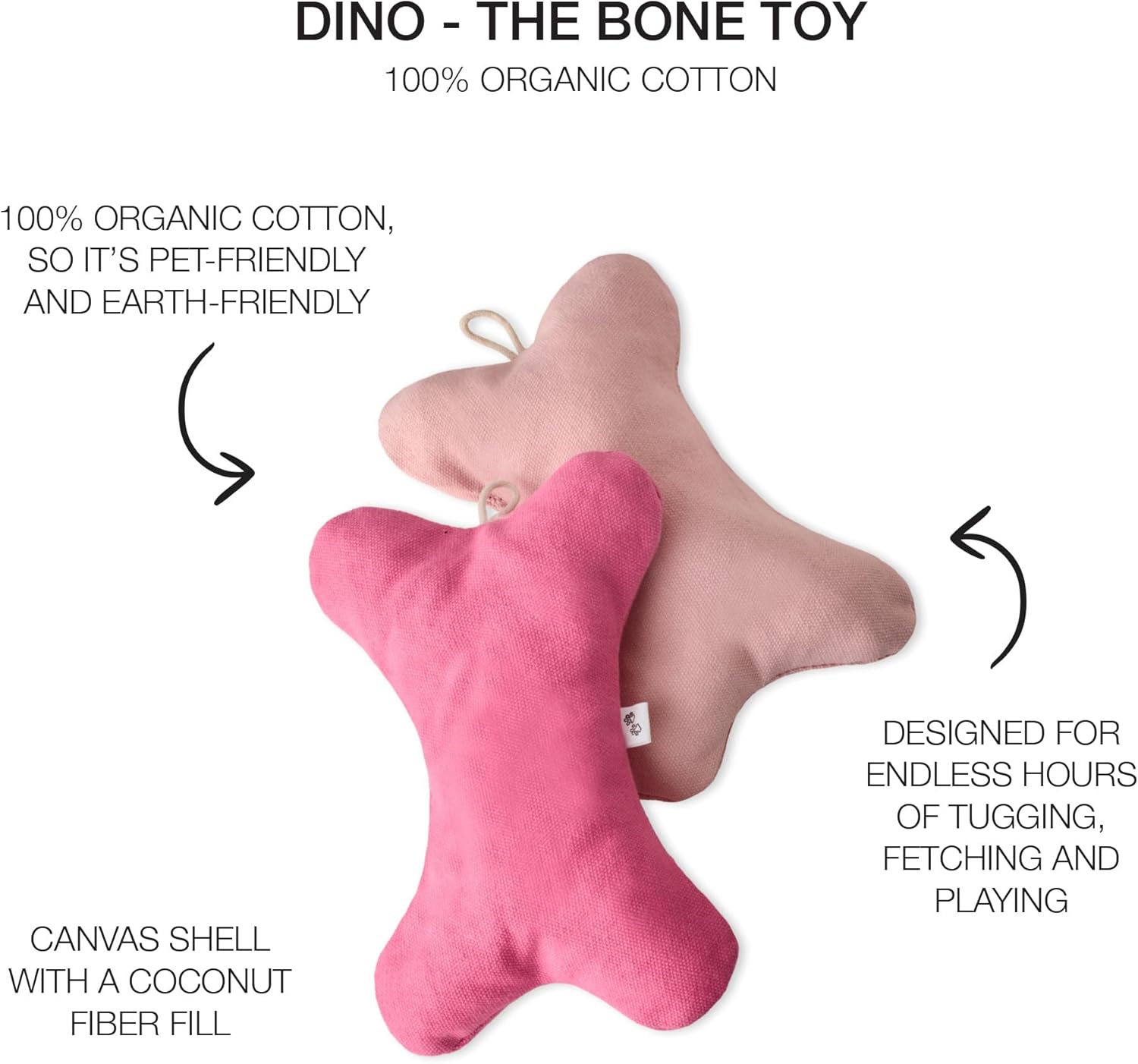 Pet Passion 2-Pack Stuffed Bones Dog Toy - Gallery 5