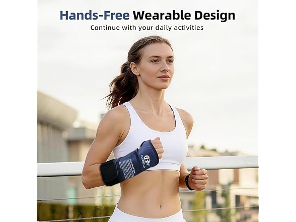 CONBELLA B0GQGDZKFD Wrist Ice Pack Wrap