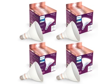 $16.99, Was $49.99, 66% Off! Philips 120-Watt LED Smart Bulb, 4 Pack dealfomo